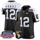12th Man Jersey #12 Army Black Knights Independence Bowl Patch Black Alternate