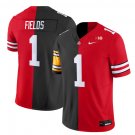 Justin Fields Jersey Steelers #1 Ohio State Buckeyes Split Vapor V2 Football