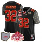 Treveyon Henderson Jersey #32 Ohio State National Champions 2025 Patch Black