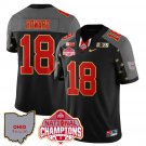 Will Howard Jersey #18 Ohio State National Champions 2025 Patch Black Special