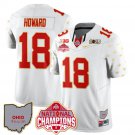 Will Howard Jersey #18 Ohio State National Champions 2025 Patch White