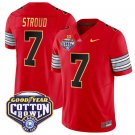 CJ Stroud Jersey #7 Ohio State 'Heritage Stripe' Cotton Bowl Red