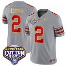 Emeka Egbuka Jersey #2 Ohio State 'Heritage Stripe' Cotton Bowl Gray