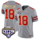 Marvin Harrison Jr Jersey #18 Ohio State 'Heritage Stripe' Cotton Bowl Gray