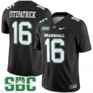 Christian Fitzpatrick Jersey #11 Marshall Thundering Herd Vapor Limited Football Black