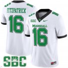 Christian Fitzpatrick Jersey #11 Marshall Thundering Herd Vapor Limited Football White