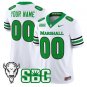 Custom Marshall Thundering Herd Jersey 2025 Vapor Limited Stitched White