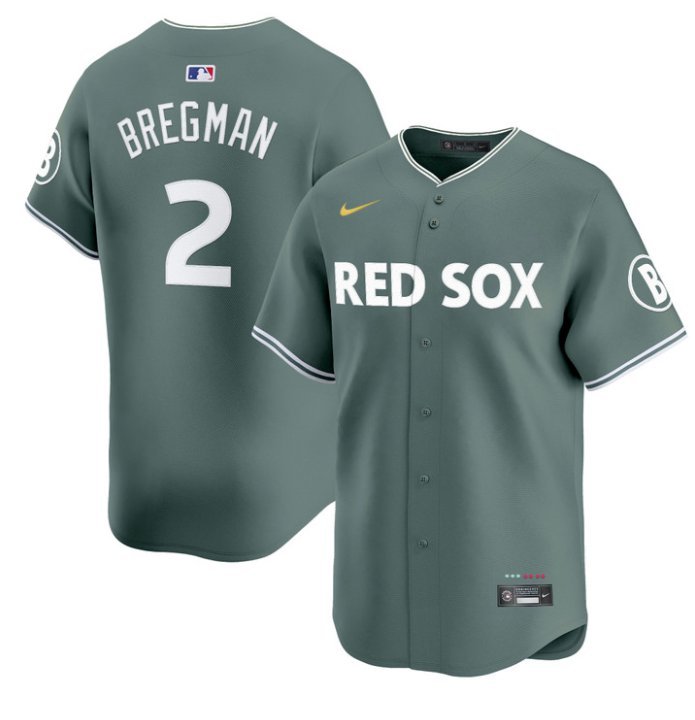 David Ortiz Jersey #34 Boston Red Sox 2025 City Connect Vapor Premier Limited Stitched Green
