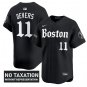 Rafael Devers Jersey #11 Boston Red Sox Retro Newspaper Edition Vapor Premier Limited Stitched Black