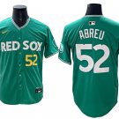 Boston Red Sox #52 Wilyer Abreu Green 2025 City Connect Limited Jersey