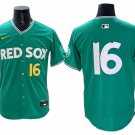Boston Red Sox #16 Jarren Duran Green 2025 City Connect Limited Jersey