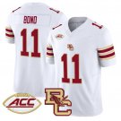 Lewis Bond Jersey #11 Boston College Eagles 2025 Vapor Stitched White