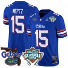 Graham Mertz Jersey #15 Florida Gators 2025 Gasparilla Bowl Patch Royal
