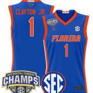 Walter Clayton Jr Jersey #1 Florida Gators 2025 Tournament Champions Patch Royal