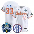 Korbe Otis Jersey #33 Florida Gators Softball 2025 World Series Stitched White Limited