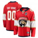 Florida Panthers 2025 Stanley Cup Final Home Breakaway Custom Men Jersey Red