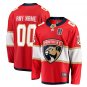 Florida Panthers 2025 Stanley Cup Final Home Breakaway Custom Men Jersey Red