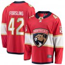 Gustav Forsling 42 Florida Panthers 2025 Breakaway Player Men Jersey Red