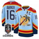 Aleksander Barkov Jersey #16 Florida Panthers 2025 Stanley Cup Blue
