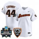Trent Caraway Jersey #44 Oregon State Beavers 2025 World Series Stitched White