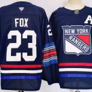 Men’s Adam Fox Jersey #23 New York Rangers Navy Alternate Stitched