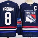 Men’s Jacob Trouba Jersey #8 New York Rangers Navy Alternate All Stitched