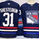 Men’s Igor Shesterkin Jersey #31 New York Rangers Navy Alternate Stitched