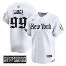 Aaron Judge Jersey #99 New York Yankees Gothic Legacy Edition Vapor Premier Stitched White