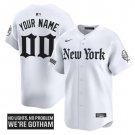 Custom New York Yankees Jersey Gothic Legacy Edition Vapor Premier Stitched White