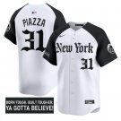 Mike Piazza Jersey #31 New York Mets Gothic Borough Edition Stitched Alternate