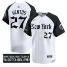 Mark Vientos Jersey #27 New York Mets Gothic Borough Edition Stitched Alternate