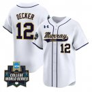 Dominic Decker Jersey #12 Murray State Racers 2025 World Series Stitched White