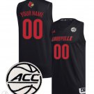 Custom Louisville Cardinals Jersey College Basketball Stiched Black