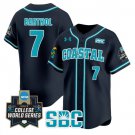 Blake Barthol Jersey #7 Coastal Carolina Chanticleers 2025 World Series Navy