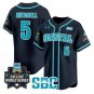 Walker Mitchell Jersey #5 Coastal Carolina Chanticleers 2025 World Series Navy