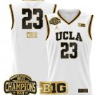 Women's Natalie Chou Jersey #23 UCLA Bruins 2025 Champions Basketball White Gold