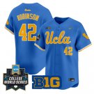 Jackie Robinson Jersey #42 UCLA Bruins 2025 World Series Stitched Blue