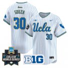 August Souza Jersey #30 UCLA Bruins 2025 World Series Stitched Pinstripe