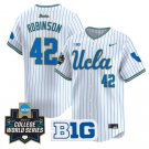 Jackie Robinson Jersey #42 UCLA Bruins 2025 World Series Stitched Pinstripe