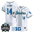 Landon Stump Jersey #14 UCLA Bruins 2025 World Series Stitched White
