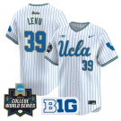 Mulivai Levu Jersey #39 UCLA Bruins 2025 World Series Stitched Pinstripe