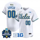 Rachel Garcia Jersey #00 UCLA Bruins Softball 2025 World Series Stitched White