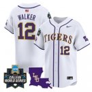 Todd Walker Jersey #12 LSU Tigers 2025 World Series Stitched White