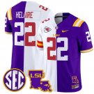 Clyde Edwards-Helaire Jersey #22 LSU Tiger Split Vapor Limited Football