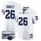 Saquon Barkley # 26 Penn State Nittany Lions Football Jersey - Pennsylvania Map White