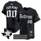 Custom Houston Astros Jersey Gothic Edition Vapor Premier Limited Stitched Black