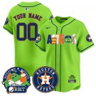 Custom Houston Astros Orbit Jersey Name, Number Vapor Premier Stitched Green