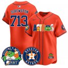 Screwston Jersey #713 Houston Astros Orbit Vapor Premier Limited Stitched Orange