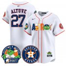 José Altuve Jersey #27 Houston Astros Orbit Vapor Premier Limited Stitched White