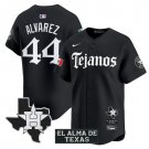 Yordan Álvarez Jersey #44 Houston Astros Mexico Tejano Barrio Style Vapor Limited Stitched Black